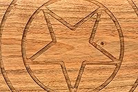 Vista 2 de Tabla de cortar de madera (tablero americano FD-BC- 066)