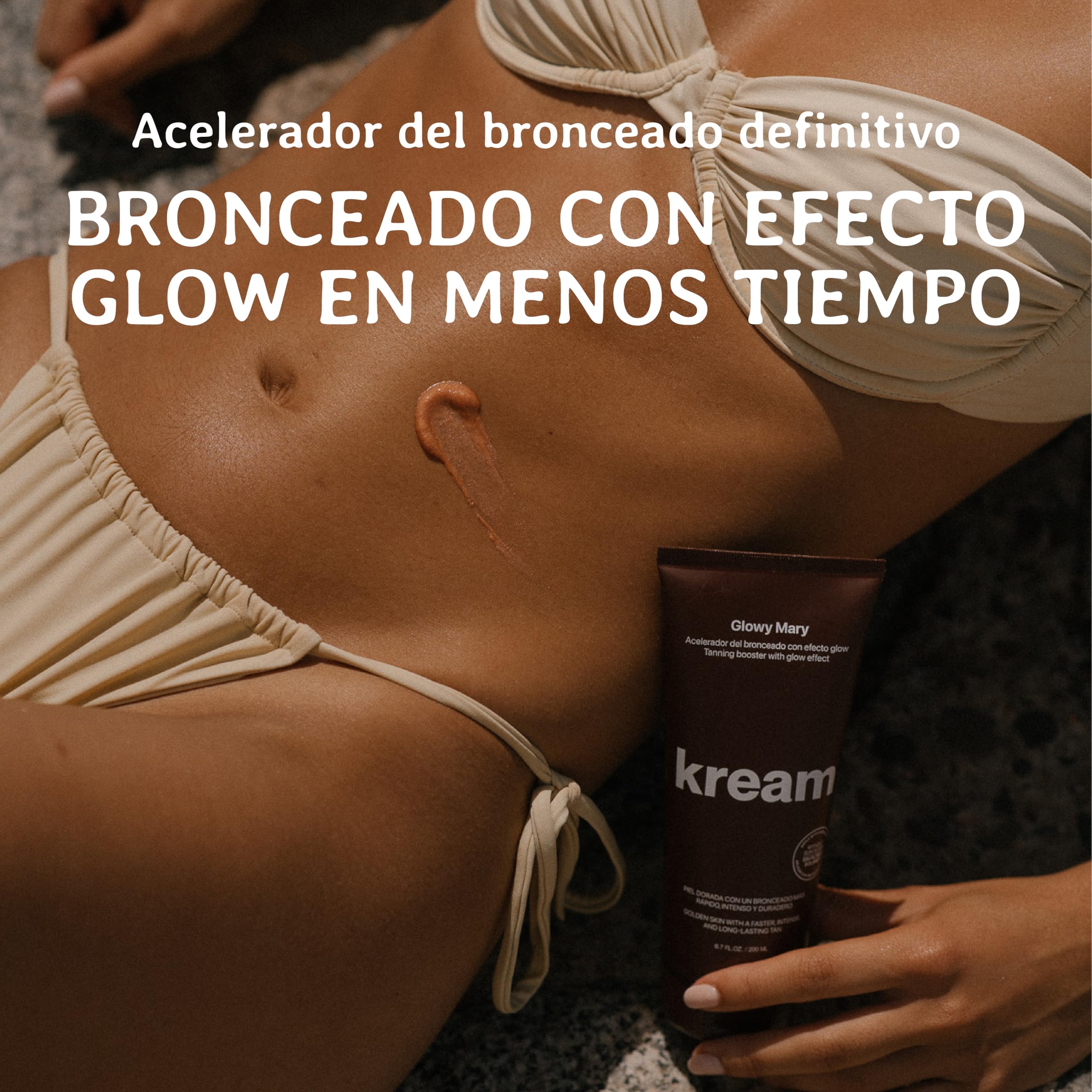 KREAM Glowy Mary Crema Aceleradora del Bronceado 200 ml