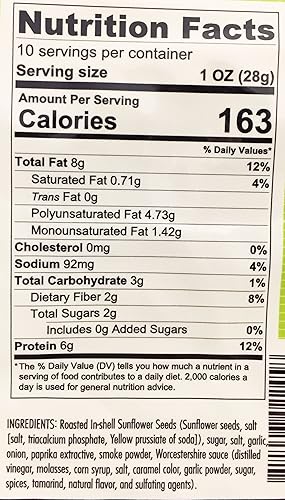 Miniatura 3 de Semillas de girasol con sabor a pepinillo de eneldo, paquete de 3, sazonadas y tostadas en cáscara para un sabor atrevido, 24 onzas en total.
