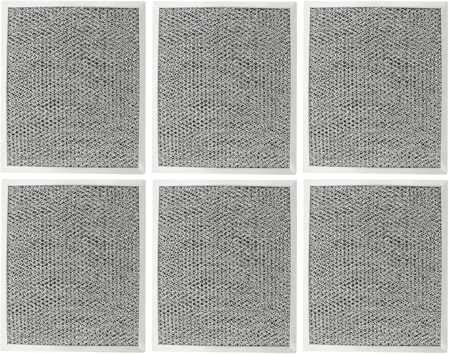 Replacement Compatible with (6) Replacement Charcoal Range Hood Filters for Broan/Nutone 97007696