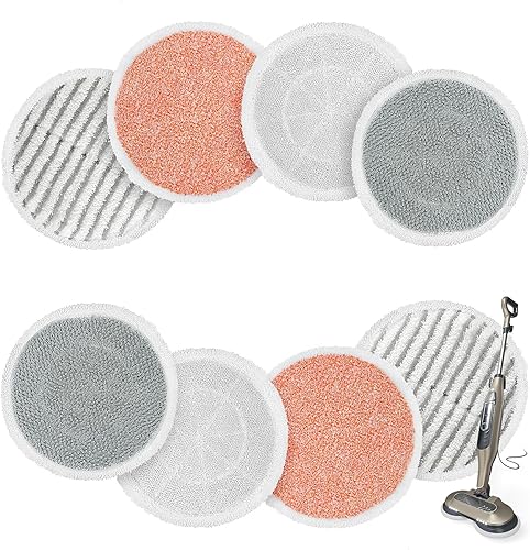 Kit de almohadillas de repuesto mejoradas para trapeador de vapor compatible con Shark S7001 S7201 S7000 Series Steam & Scrub todo en uno para piso