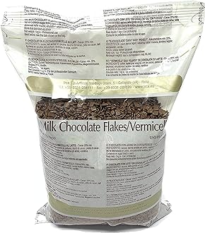 Irca | Milk Chocolate Scaglietta Flakes | Chocolate decoration for cakes, desserts, ice cream & truffles | 1kg