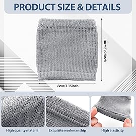 Haysandy 8 Pairs Dance Shoe Covers Over Shoes Socks for Dancer Women(L,Classic Style,Black, Burgundy, Navy Blue, Gray)