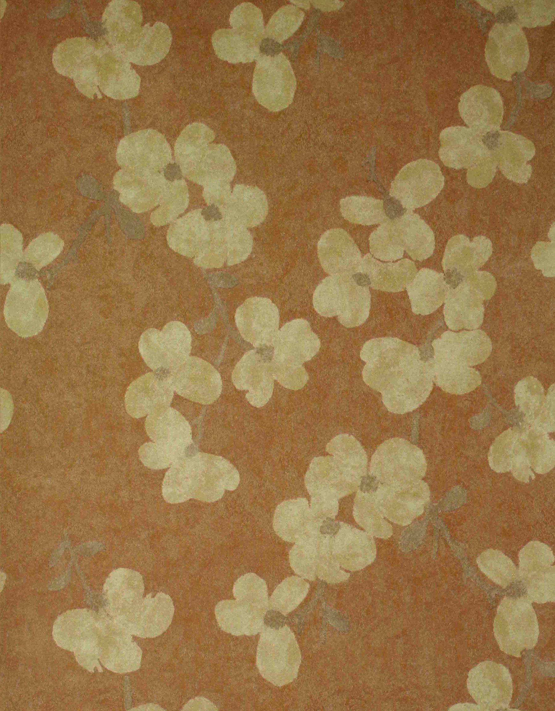 Papier peint Bebe Blossom BHF 59-54134 Tawny pour chambre d'enfant