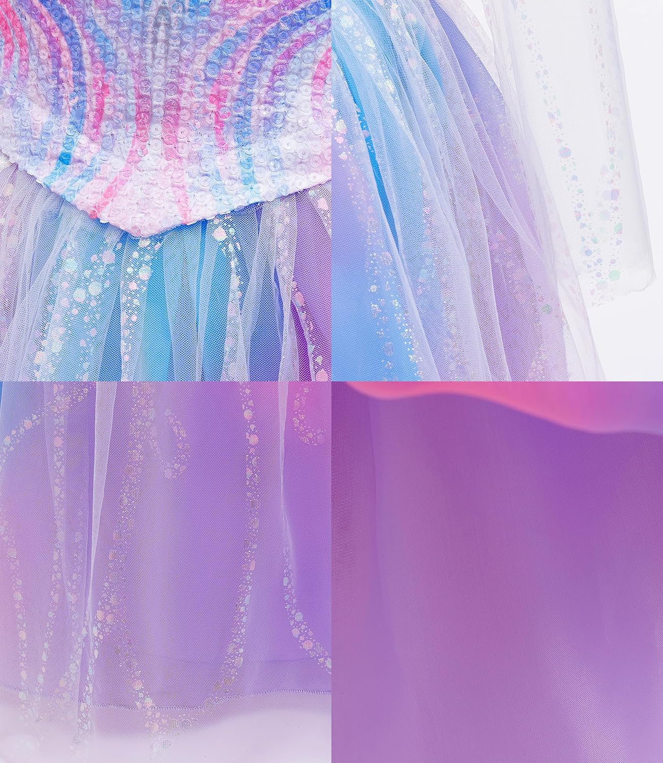 Kids Good Witch Costume Dress For Girls Princess Halloween Costume With Accessories - Image 5