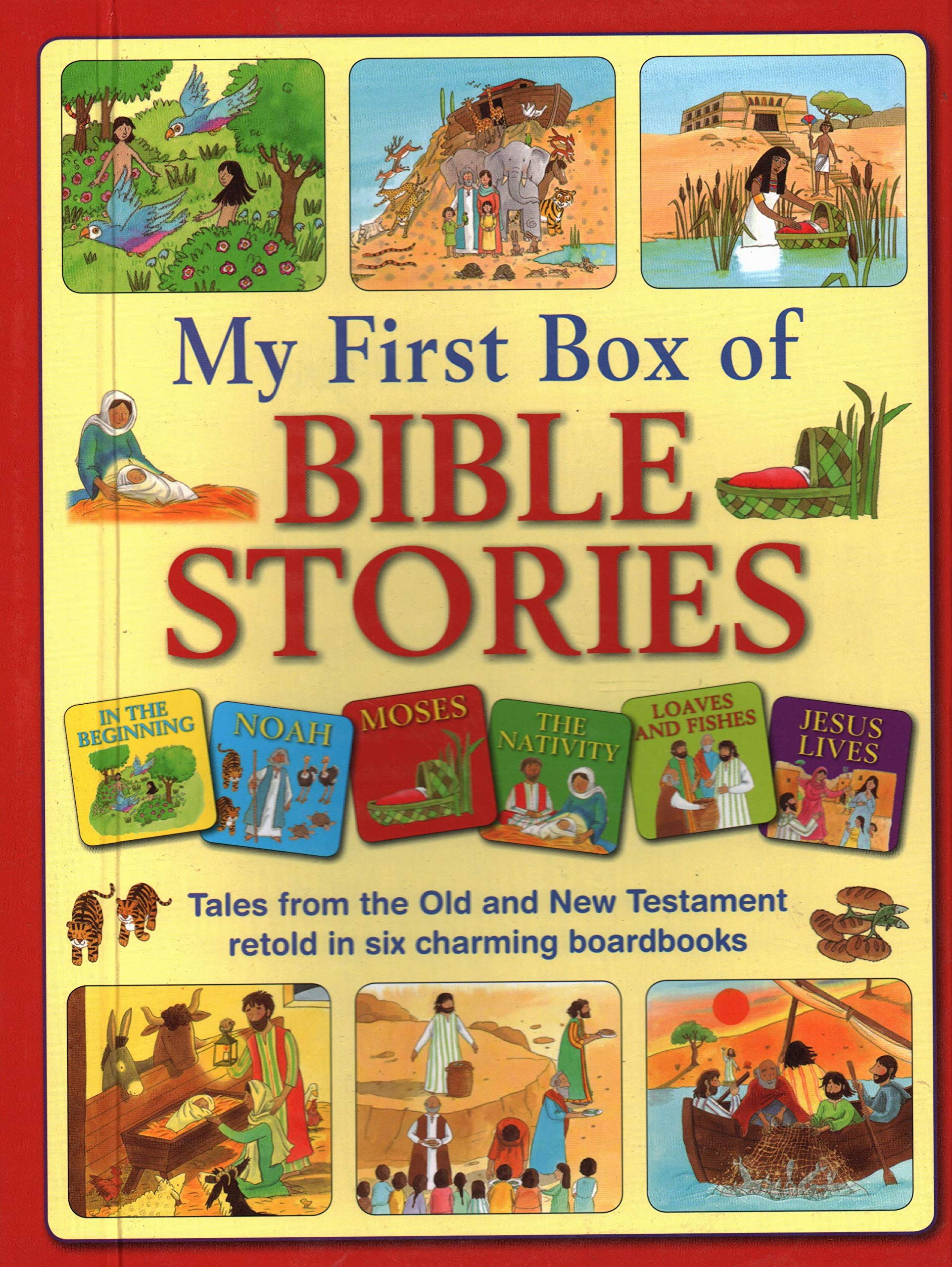 My First Box of Bible Stories: Tales from the Old and New Testament Retold in Six Charming Boardbooks