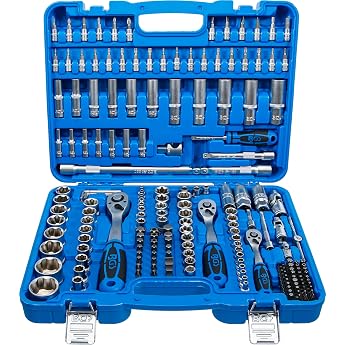 BGS 2292 | Socket Spanner Set Wave Profile | Super Lock | 192 Pieces | Drive 6.3 mm (1/4 inch) / 10 mm (3/8 inch) / 12.5 mm (