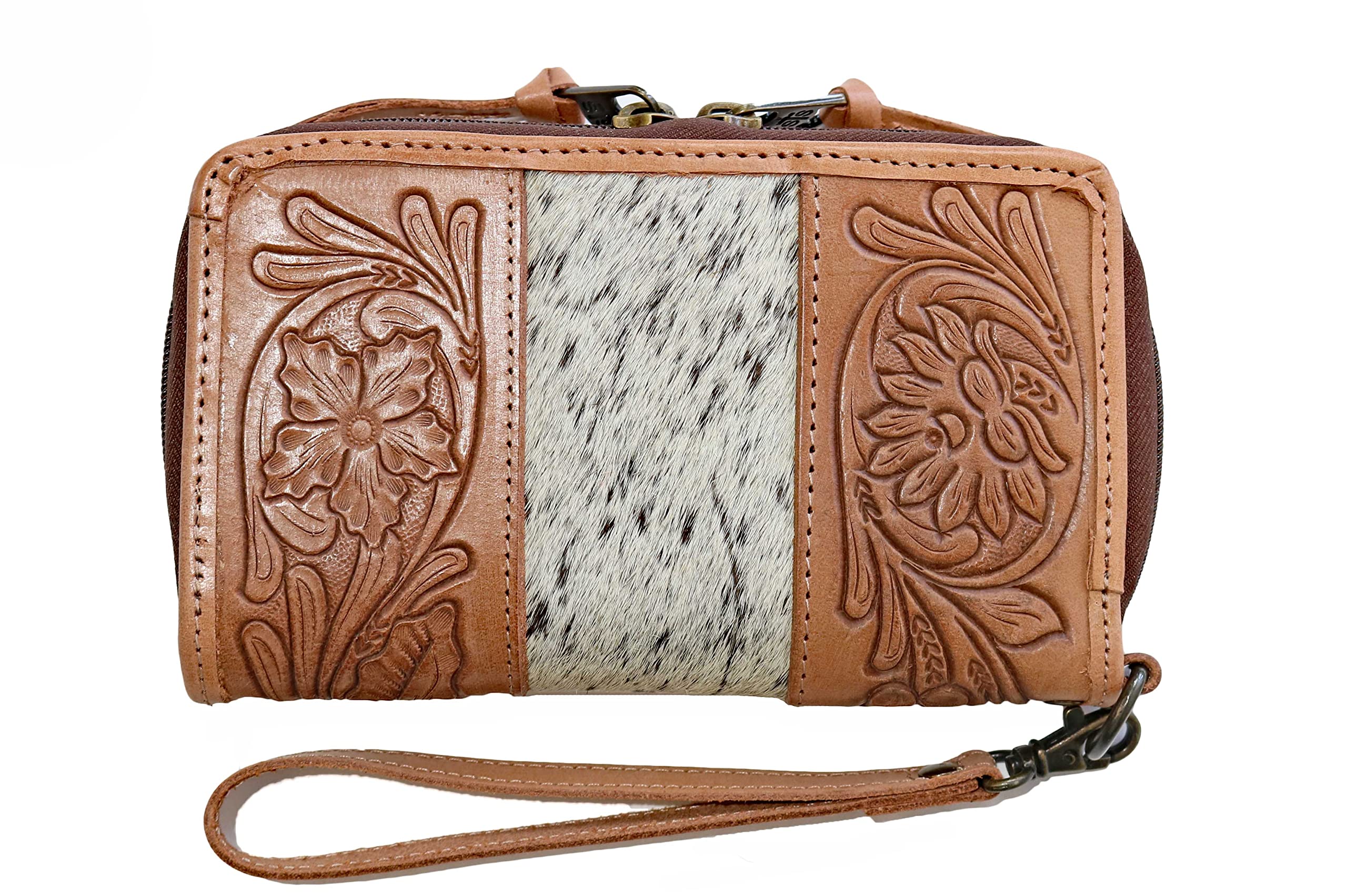 STS RanchwearYipee Kiyay Kacy Organizer Wallet, Tan