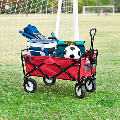 Vista 12 de Mac Sports Wagon plegable para uso al aire libre Azul solido