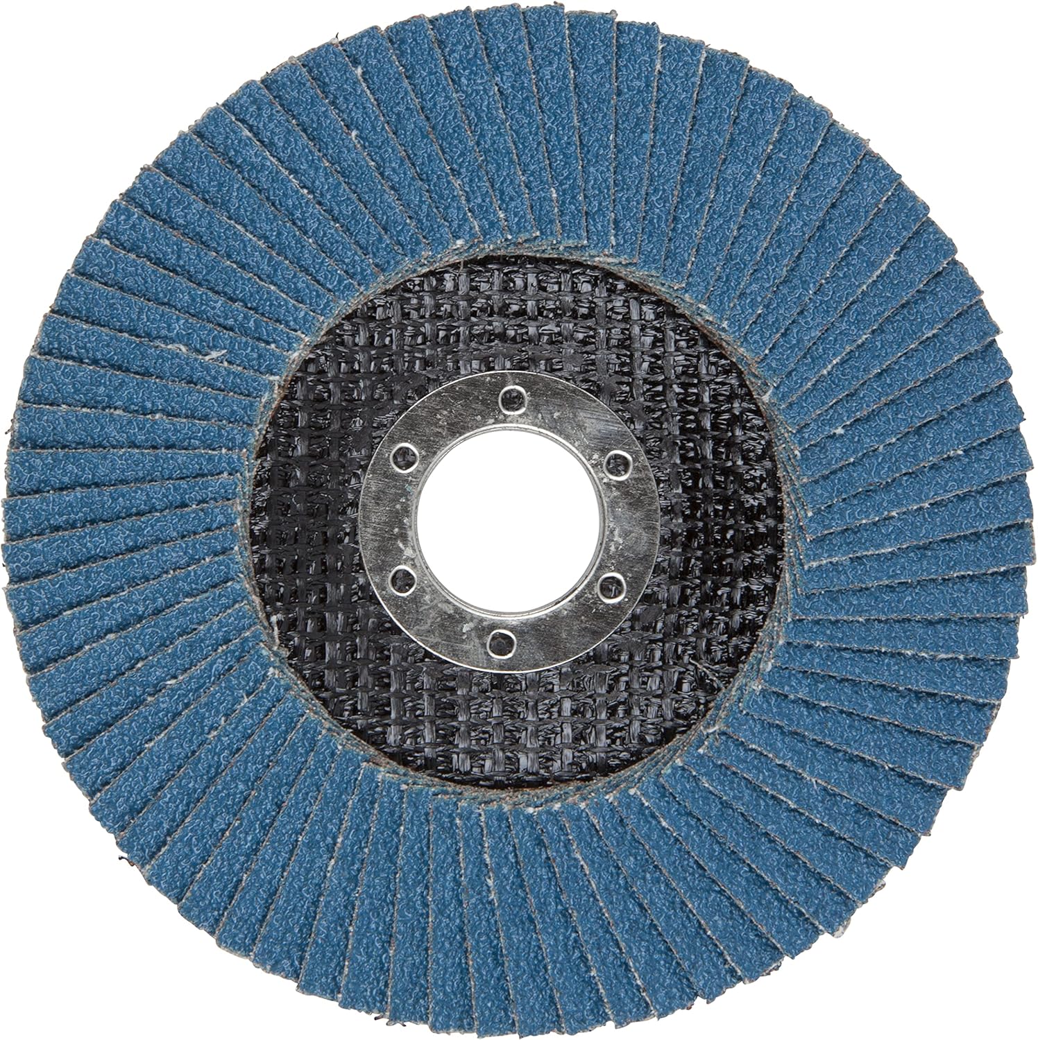 Wolfcraft 2015000 125 x 22mm Angle Grinder Mop Disc with Zircon Corundum 40-Grit