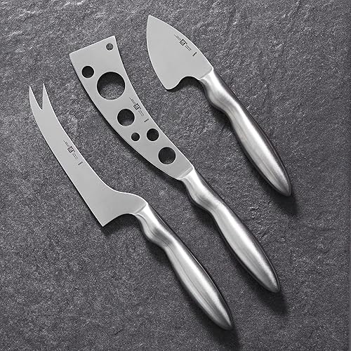 Miniatura 7 de ZWILLING Collection - Juego de cuchillos para queso (3 piezas) para tablero de embutidos, juego de regalo, acero inoxidable