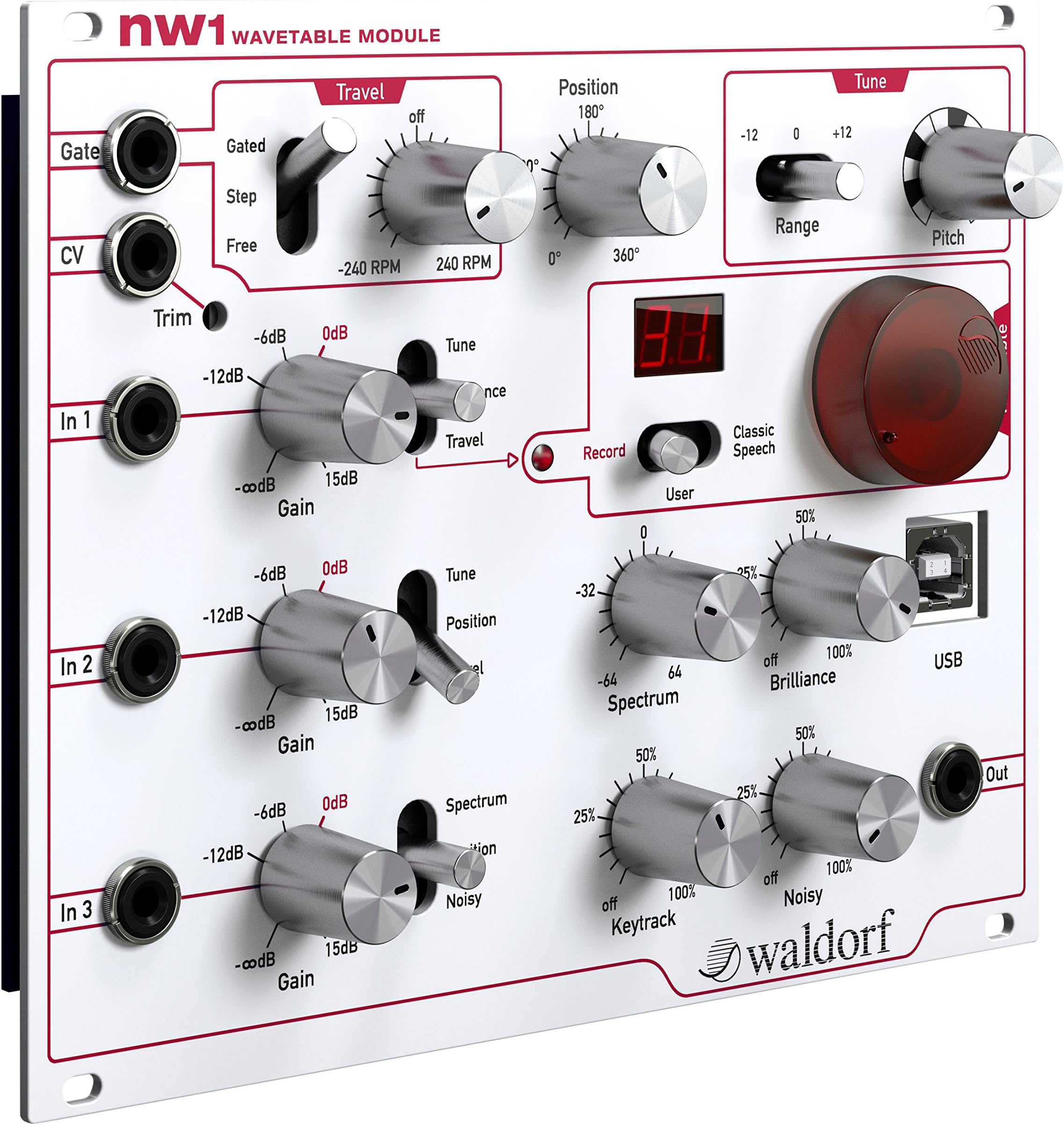 Waldorf NW1 Wavetable Module for Eurorack