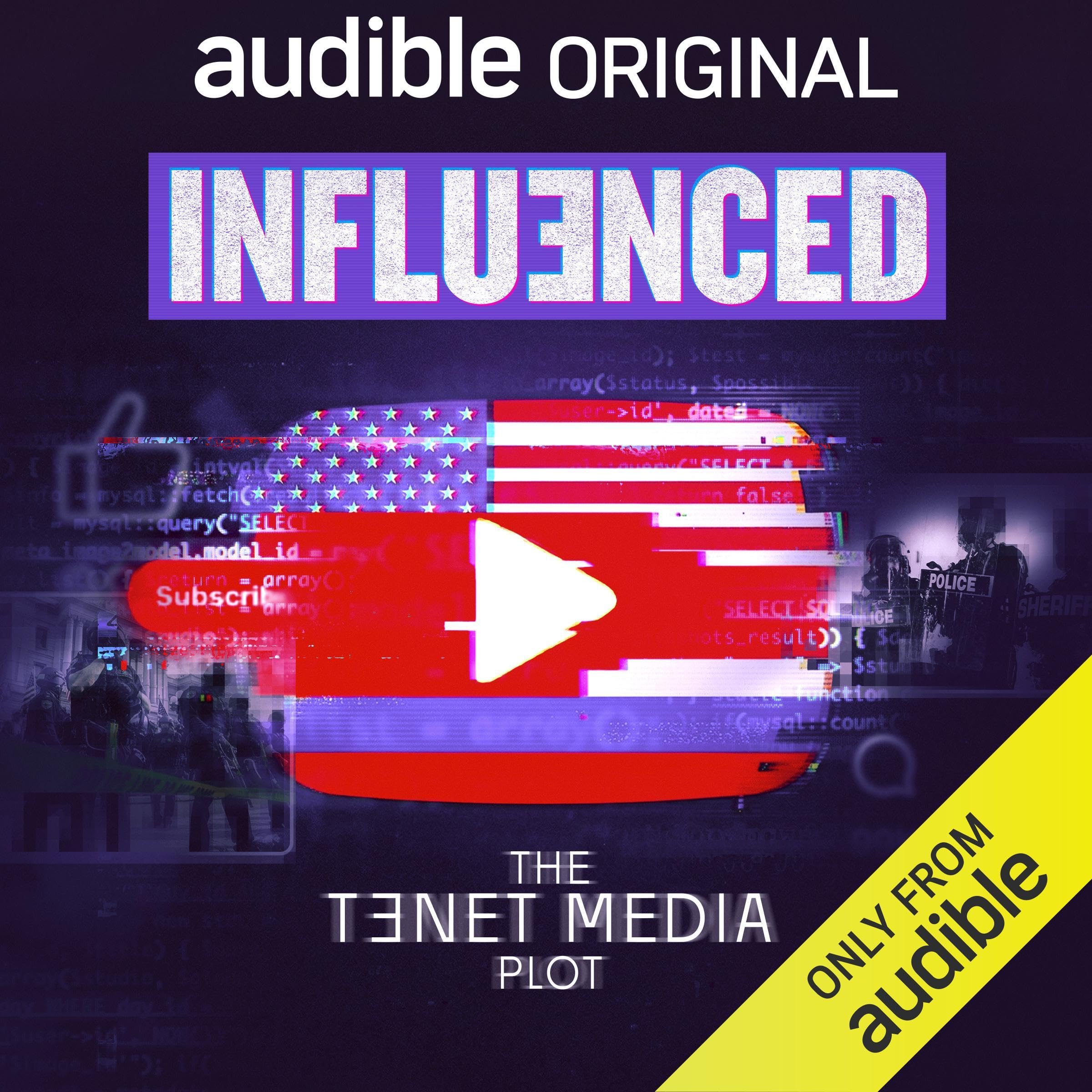Cover art for Influenced: The Tenet Media Plot