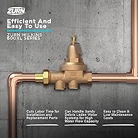 Vista 9 de Zurn Wilkins 34-600XLC - Válvula reductora de presión de 3/4 pulgadas 600XL con conexiones de policía/sudor
