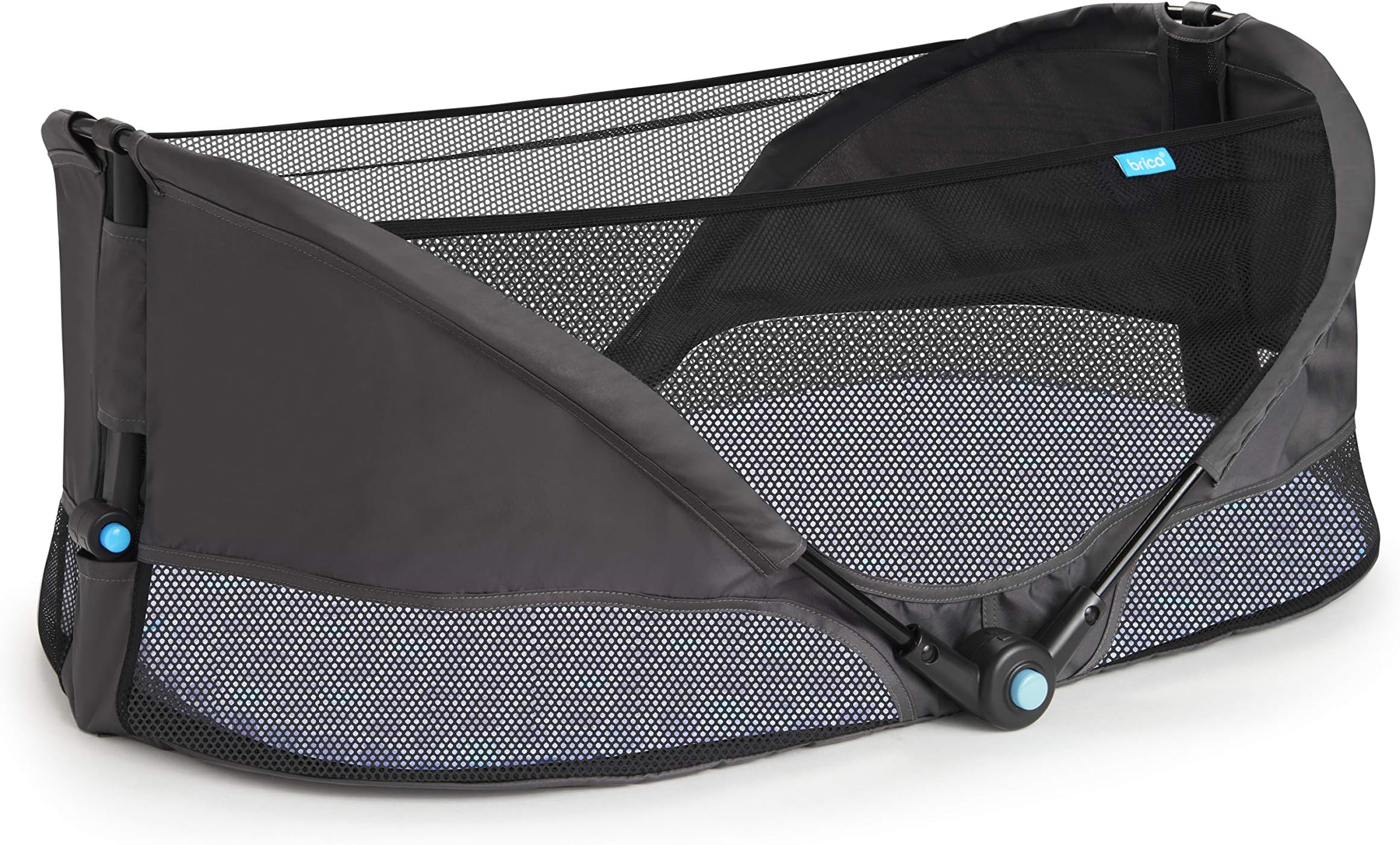 Munchkin Brica Baby Travel Pod, Infant and Baby Travel Essential for Flying and Car Travelling, Easy Setup, Portable, Grey