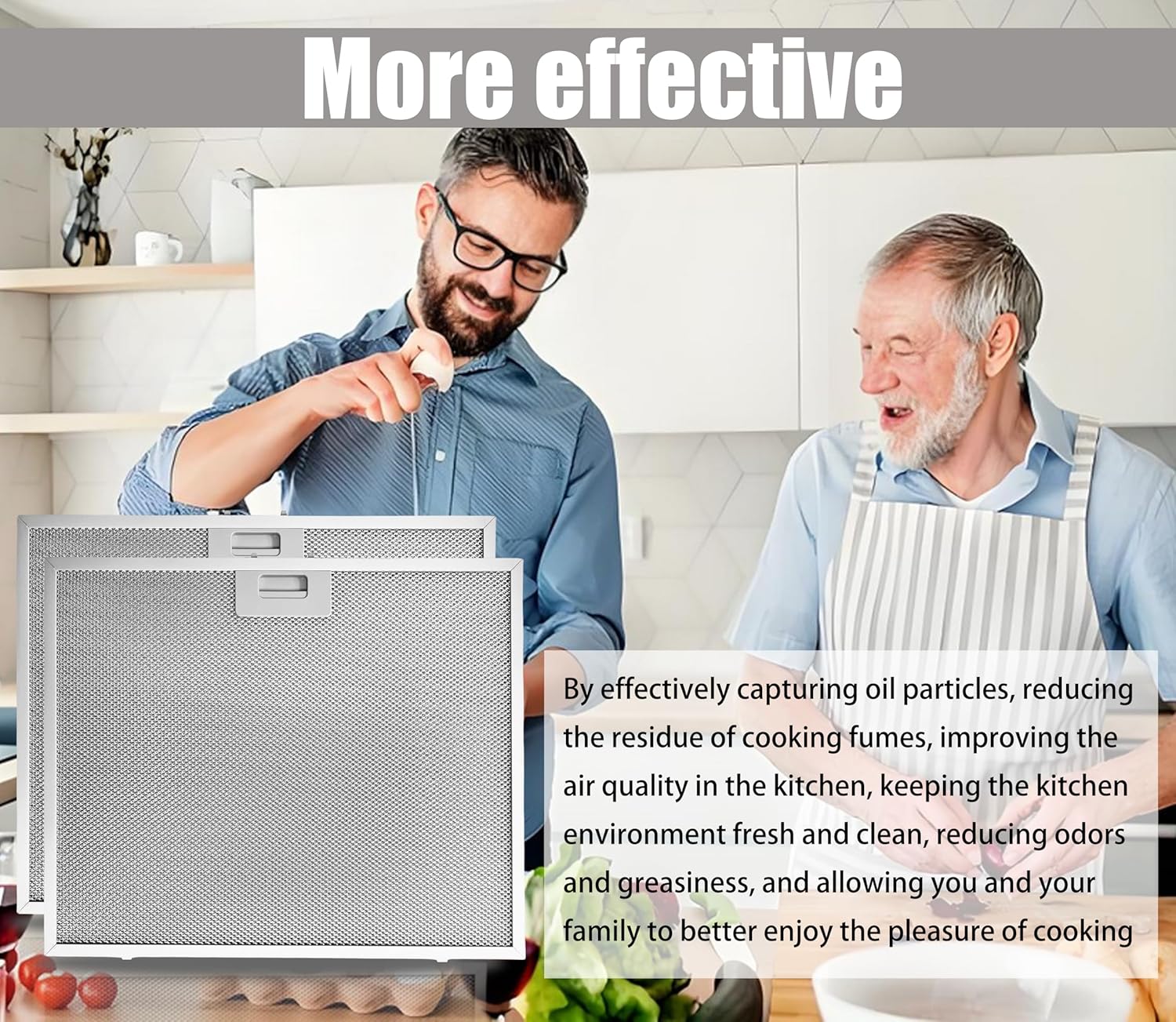 WB02X27203 Range Hood Grease Filter Compatible with GE Range Hood Models JVX5360DJ1BB JVX5360DJ1WW JVX5360SJ1SS JVX5365SJ1SS JVX5365SJ2SS（2 PCS）