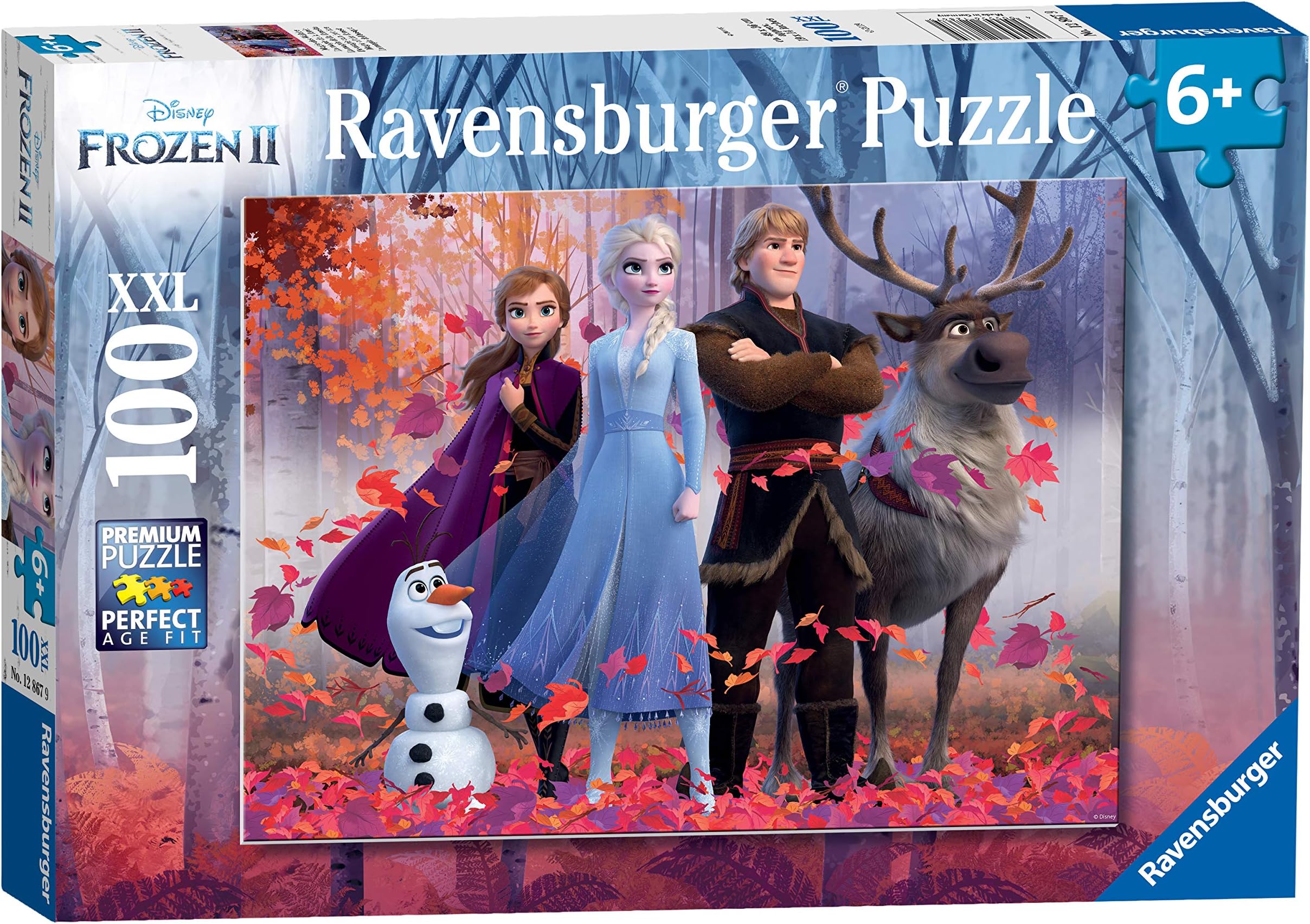 Ravensburger Disney Frozen 2-100 Piece Children's Jigsaw Puzzle for Kids Age 6 Years and up