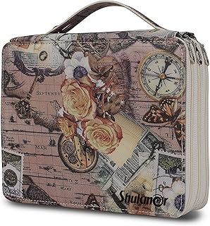 Shulaner Astuccio per 120 Matite - Rosa