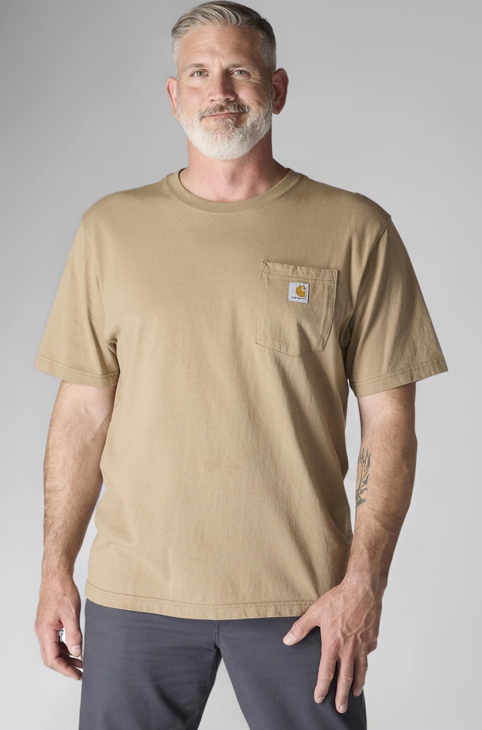 Men's Workwear Pocket Short Sleeve T-Shirt Fit K87