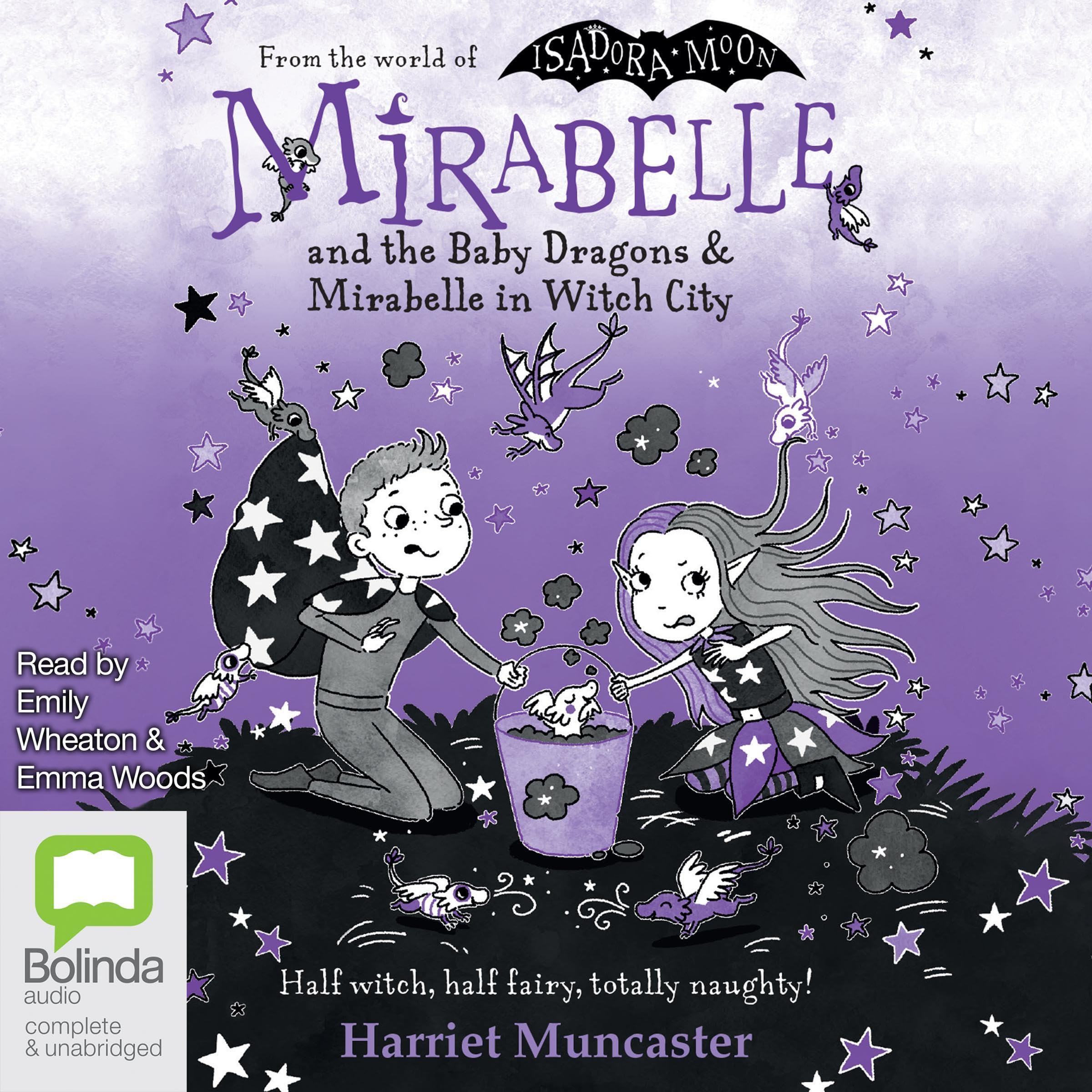 Cover art for Mirabelle and the Baby Dragons & Mirabelle in Witch City