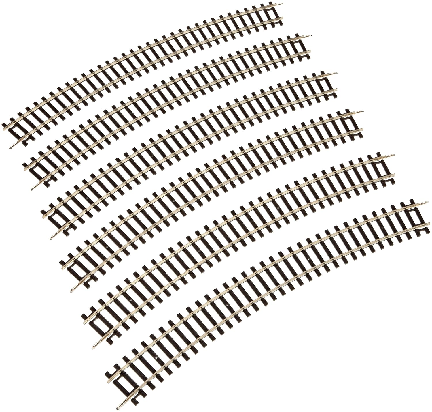 Buy PIKO HO SCALE MODEL TRAINS CURVED TRACK R3 30 DEGREE (BOX OF 6