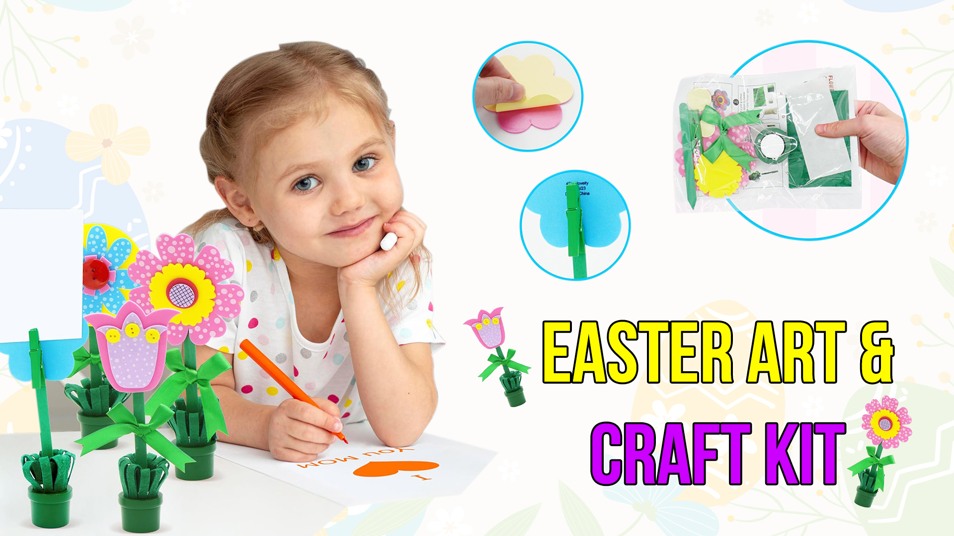 Amazon.com: 4E's Novelty Foam Flower Pot Craft Kit DIY Bulk 12