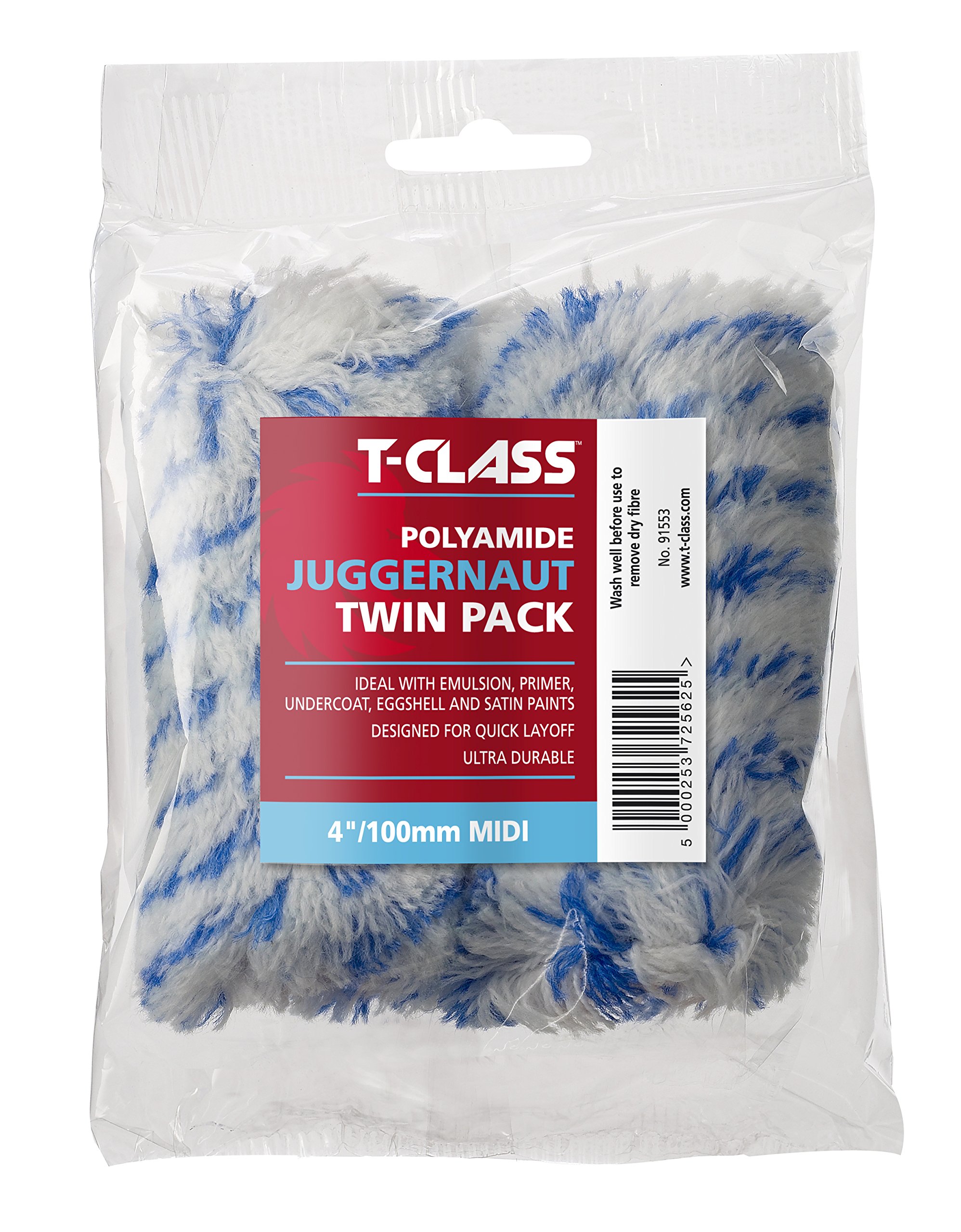 T-Class91553 Juggernaut Polyamide Jumbo Mini Roller (Pack of 2)