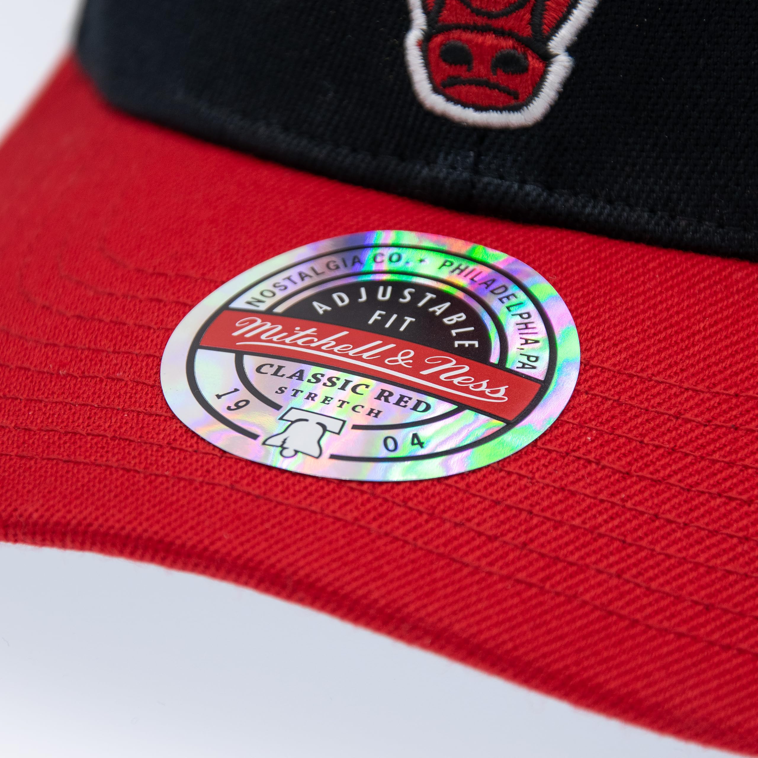 Mitchell & Ness Team Arch Cappellino da Baseball con Chiusura Classic Red Snapback - NBA/Hardwood Classics - 5