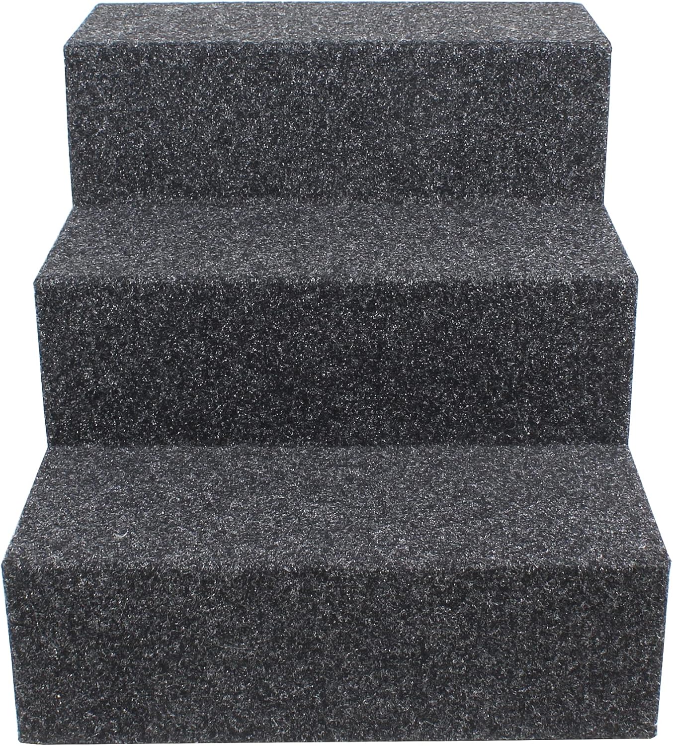 PENN-PLAX EZ Climb Felt Pet Steps – Great for Cats and Small Dogs of All Ages – Holds Up to 100 LBS – Stylish Dark Gray Color – 13” Height