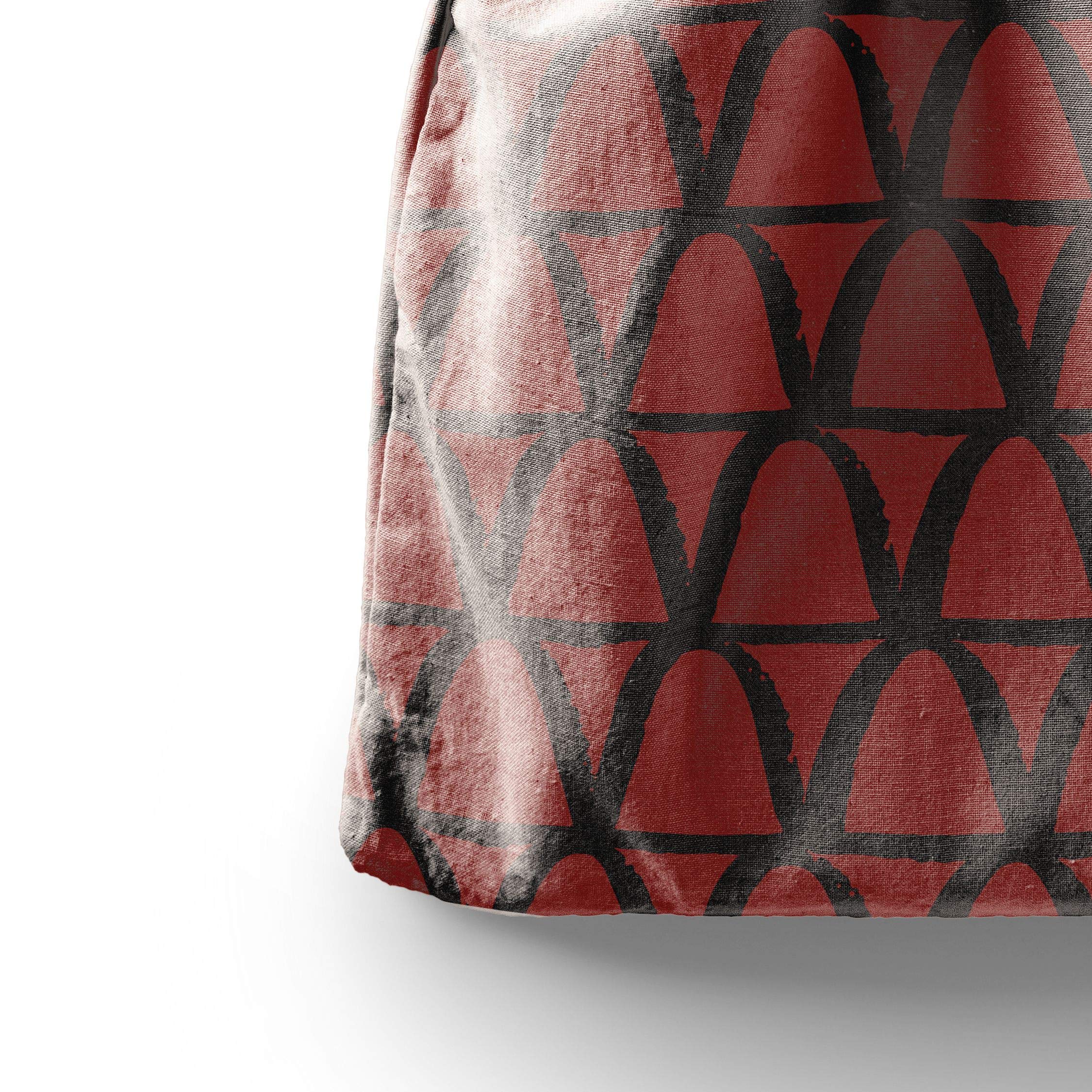 Borsa Riutilizzabile In Cotone Bonamaison, Multicolore, Con Cordoncino, Per La Spesa E Il Viaggio, Ecologica