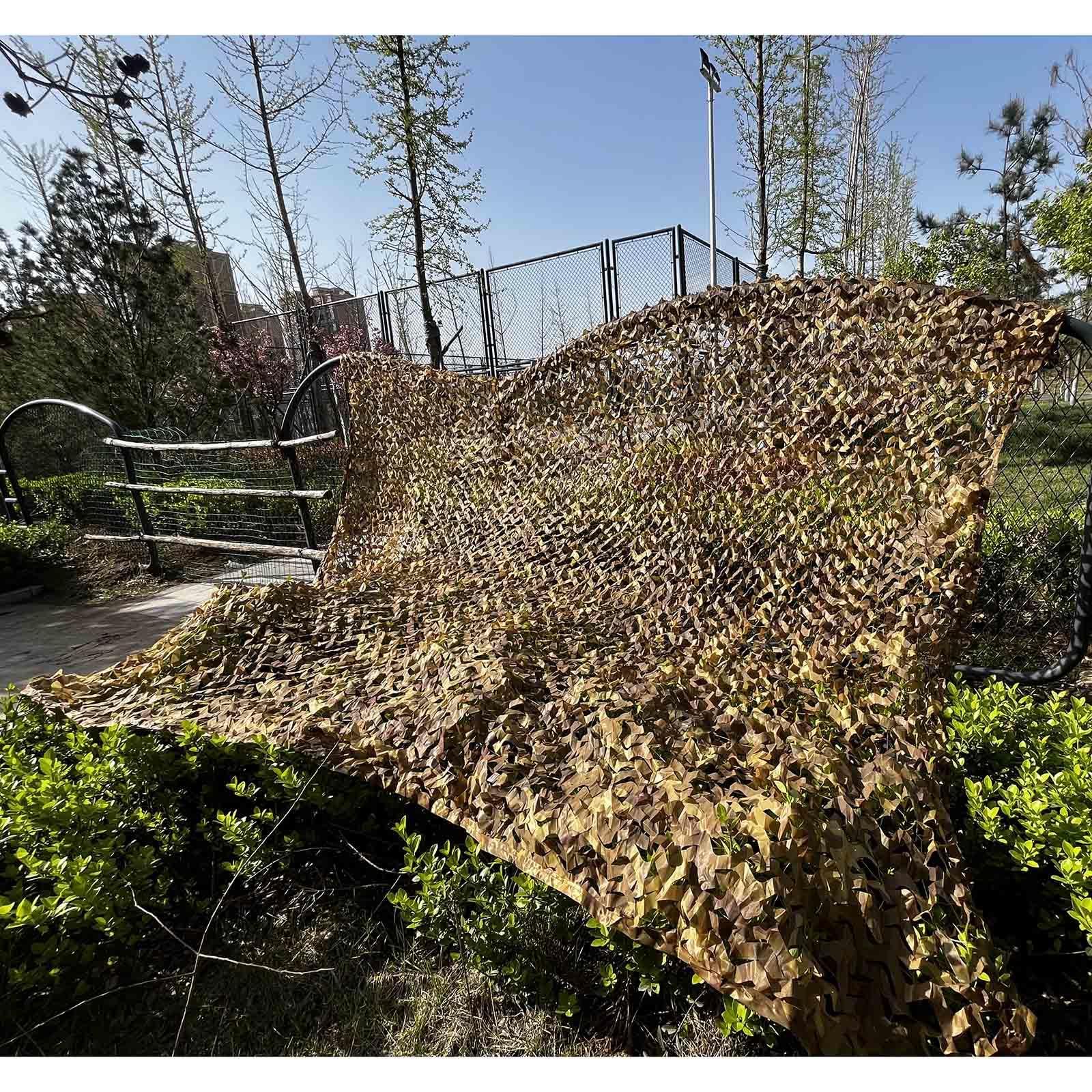 Siatka maskująca, piaskowa 2 x 2 x 5 / 3 x 6 / 4 x 8 / 5 x 10 / 6 x 9 / 7 x 8 m, wojskowa siatka maskująca, pergola, cień ogrodowy, pustynia, 2 x 8 m
