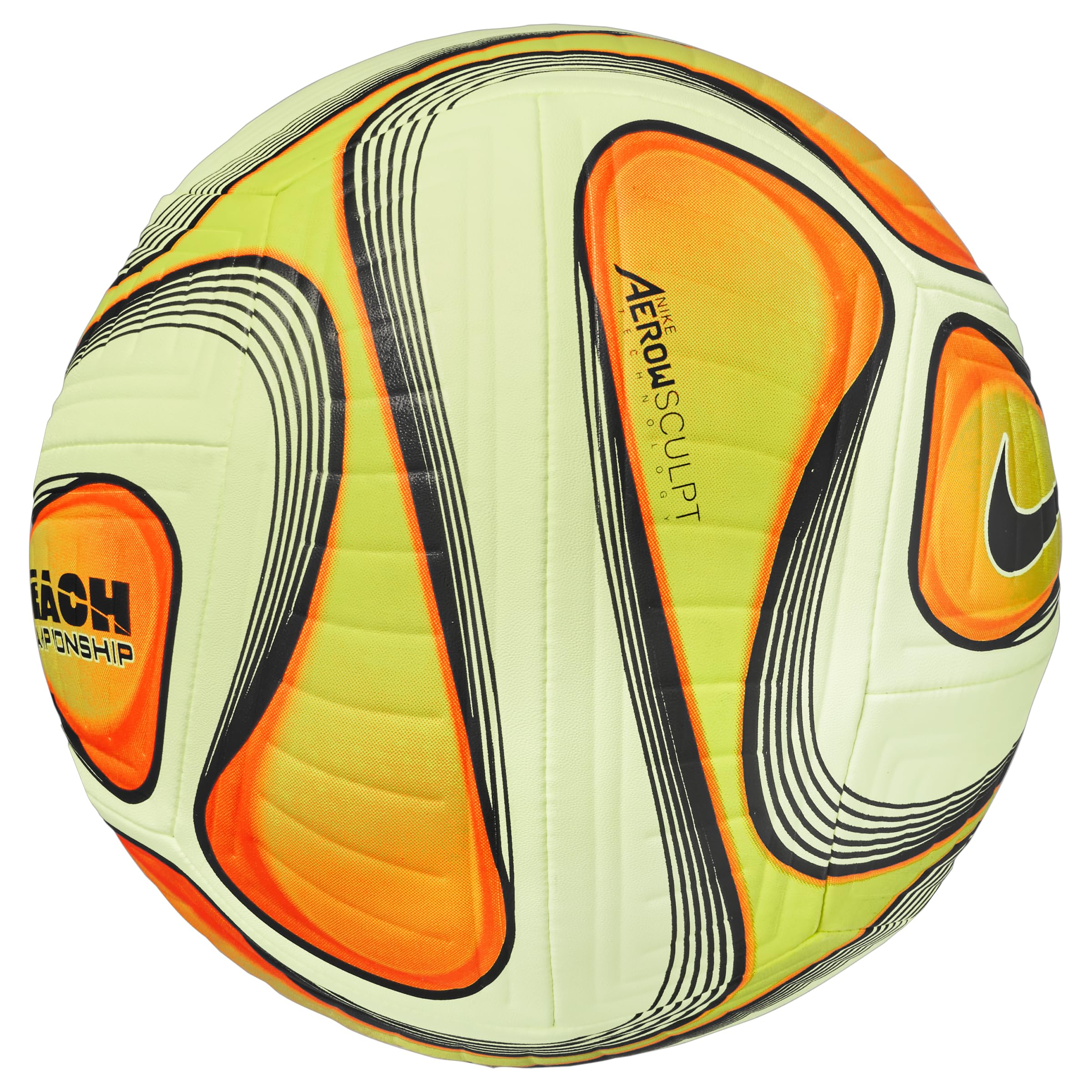 NIKE Beach Championship Volleyball Beachvolleyball Outdoor Spielball, Barely Volt/Barely Volt/Black, 5