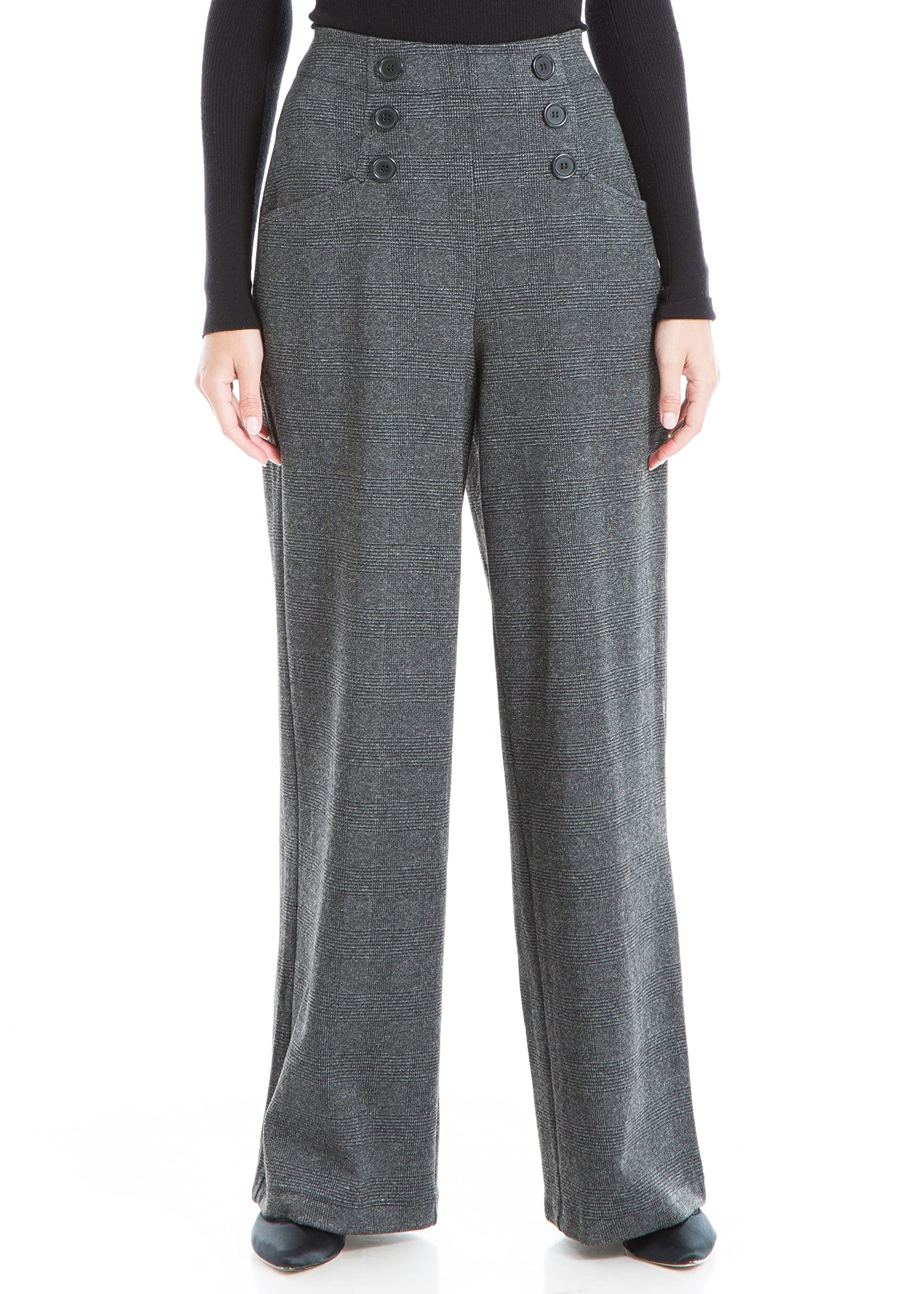 Max Studio Womens Sailor Wide Leg Pant