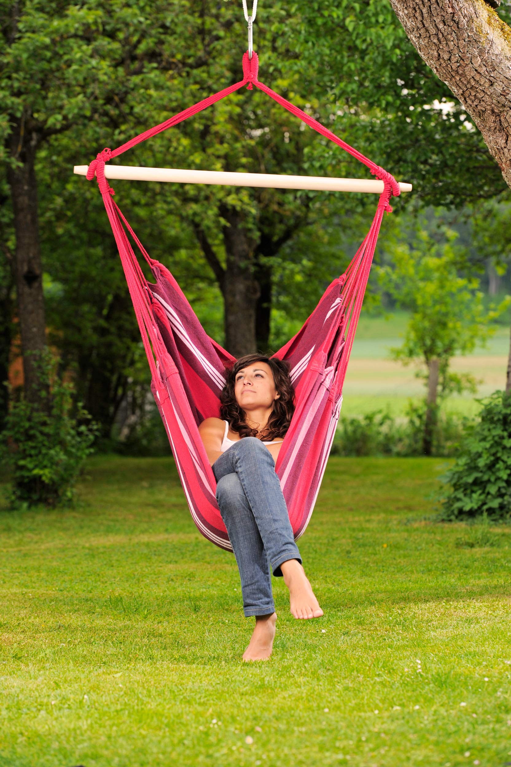 Amazonas Hammock AZ-2020240 Havanna Poltrona Sospesa Fuego, Fucsia, 120x110x150 cm