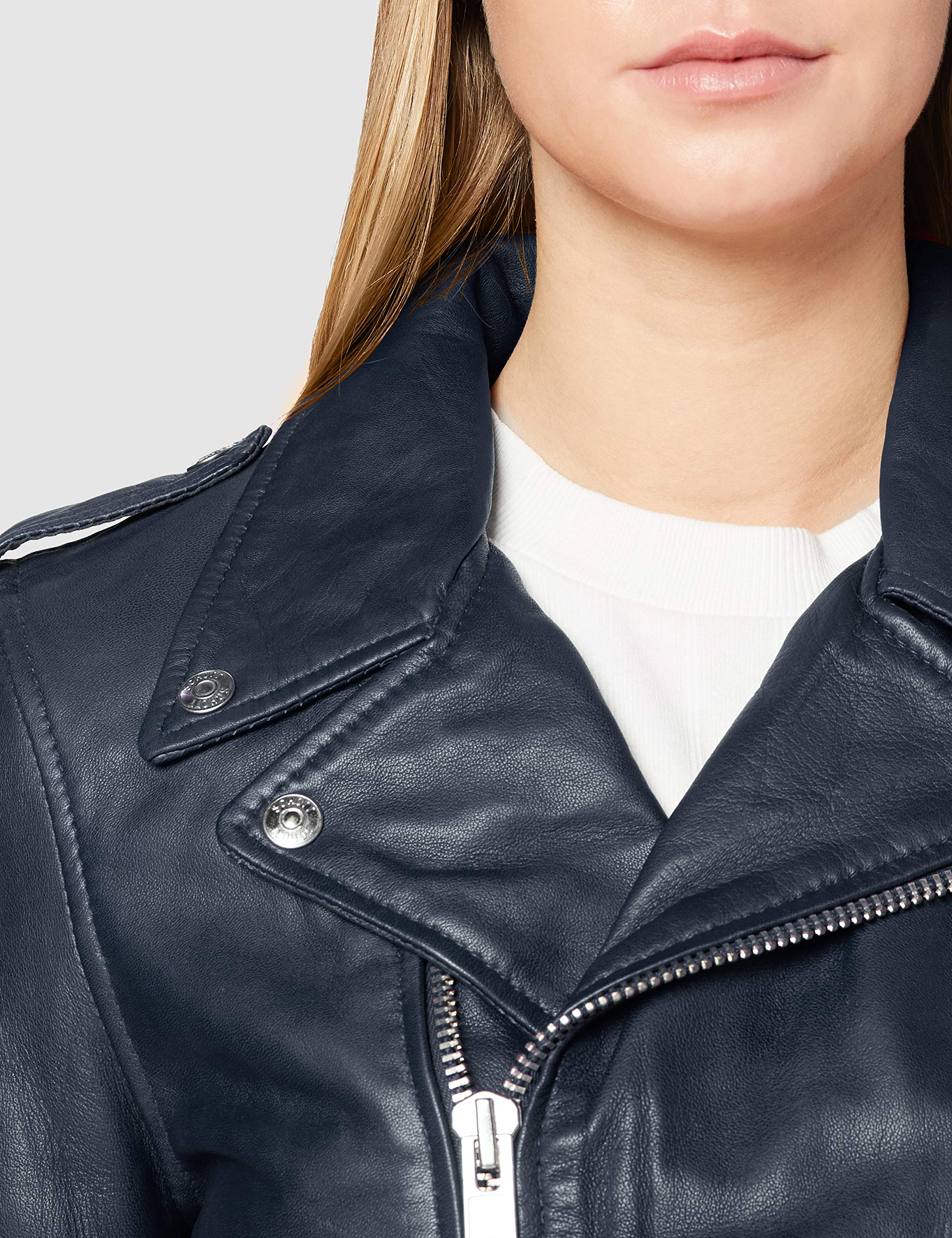 Schott NYC Kurtka damska, niebieski (indygo), XXL