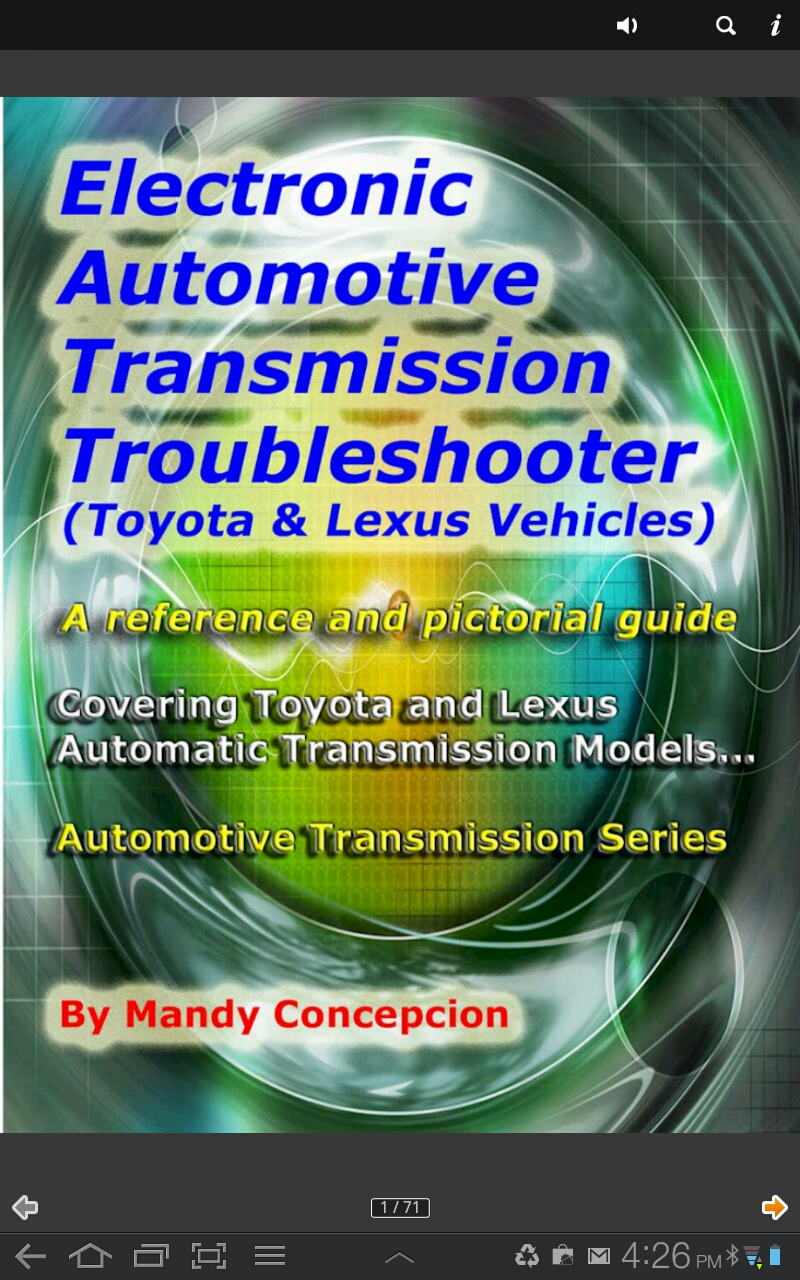 Toyota Lexus Transmission Troubleshooter App on Amazon Appstore