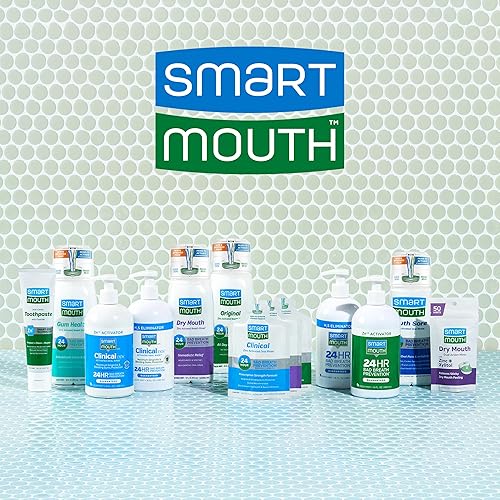 Vista 9 de SmartMouth Paquete de enjuague bucal activado por zinc para boca clínica y seca, apoyo saludable para encías y alivio inmediato de la boca seca