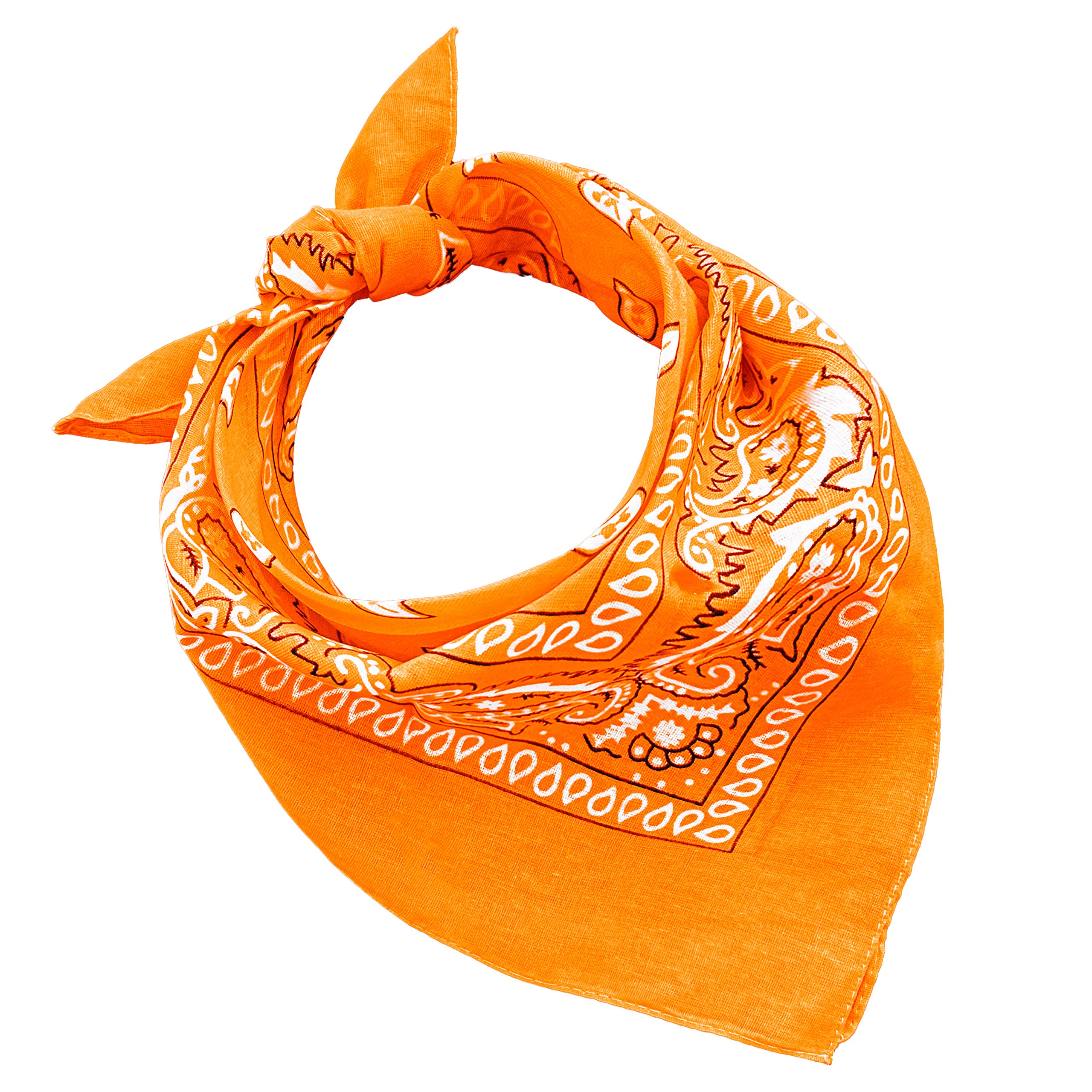 JOPHY & CO. Bandana 100% algodón estampado cachemira pañuelo bufanda pelo cuello cabeza