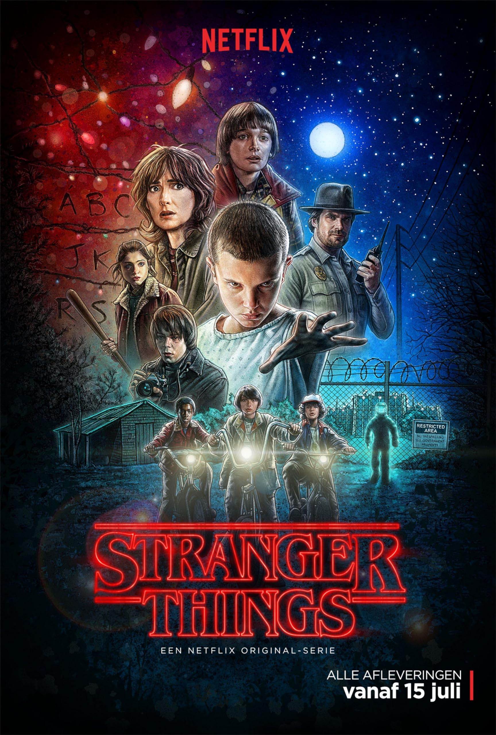 Stranger Things 1 Poster - Matte Poster Frameless Gift 11 x 17 inch(28cm x 43cm)*IT-00023