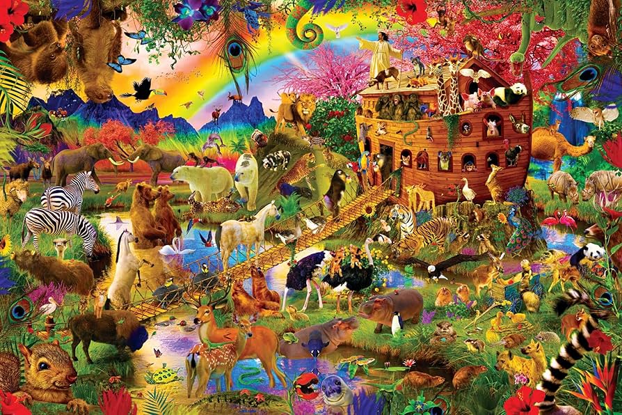 【Naef 　ネフ社】Animal Puzzle・ Arena （希少） Animal Puzzle Wooden Toy by Naef Swiss Since 1954
