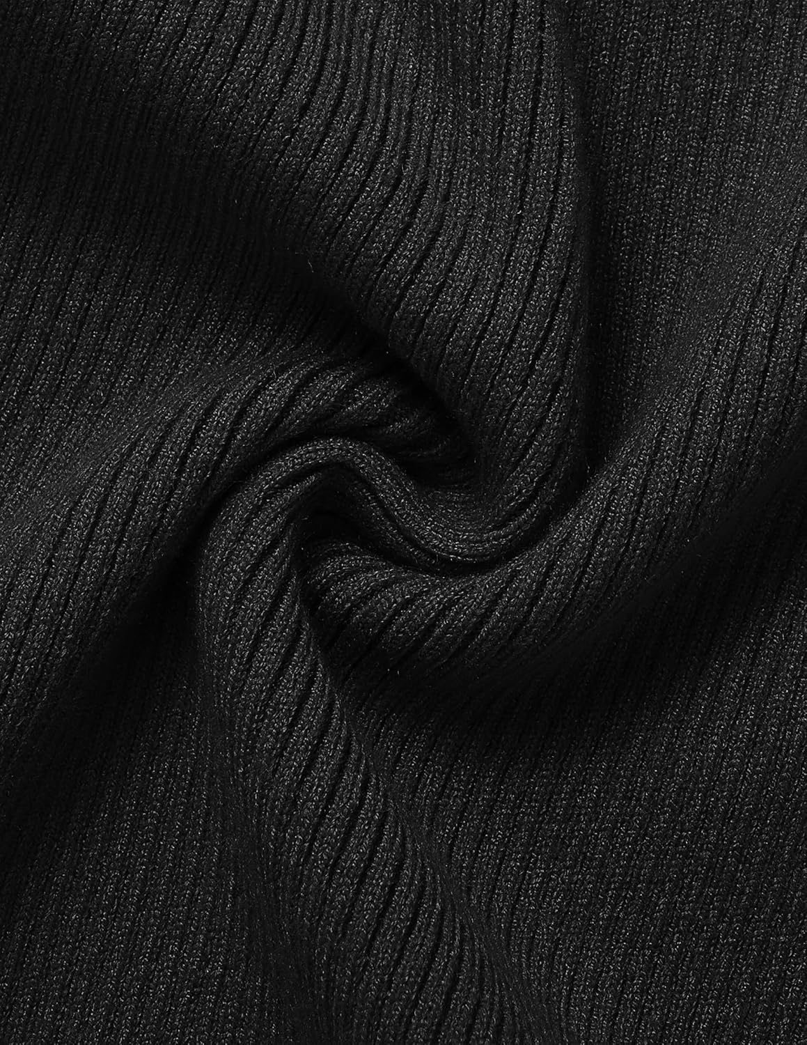 ZESICA Women's 2026 Ribbed Knit Dress Long Sleeve Mock Neck Slim Fit Side Slit Fall Elegant Sweater Dresses - Image 5