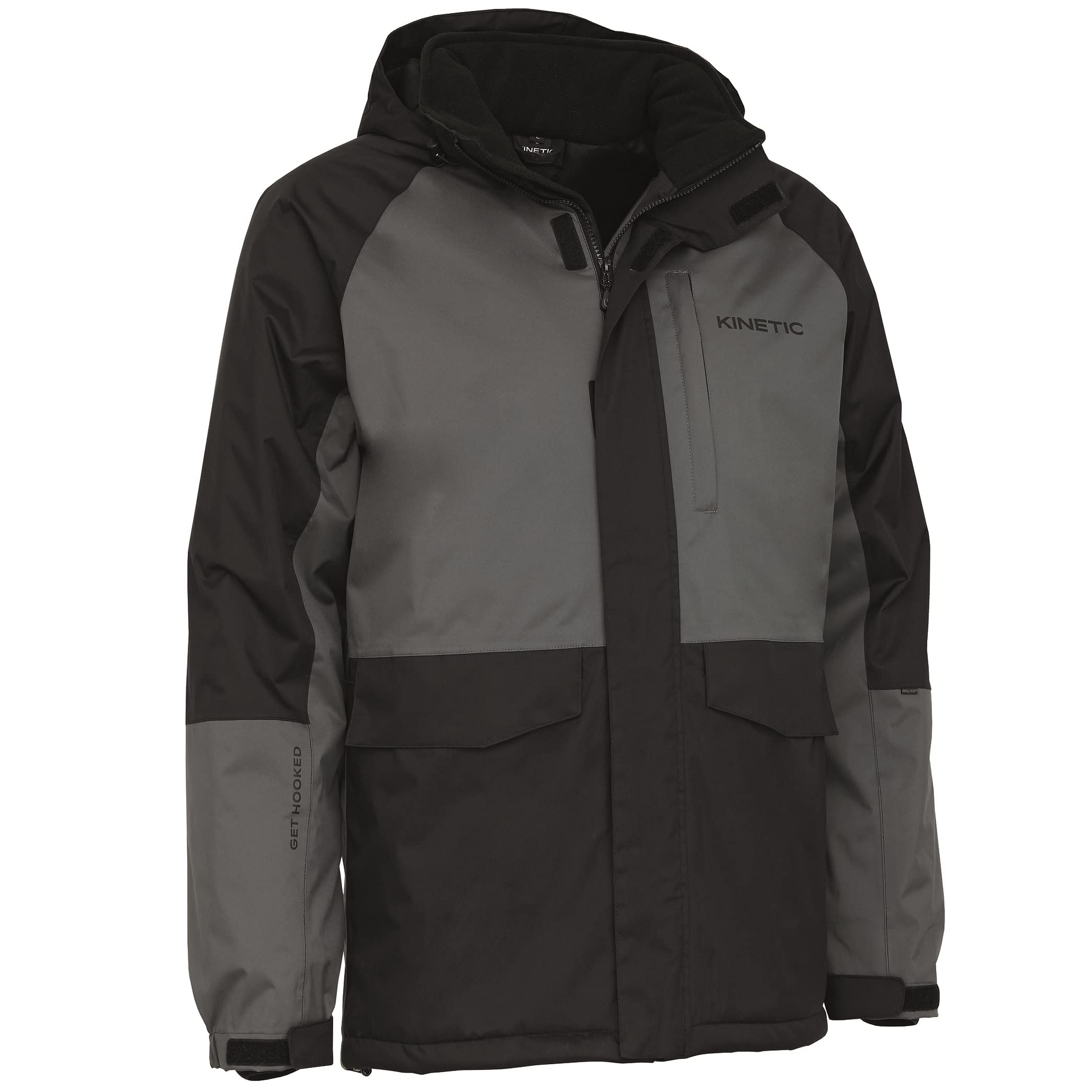 Kinetic Polar Winter Angelanzug - Thermoanzug Outdoor Anzug 2-Teiler Jacke + Hose + Gratis Multituch