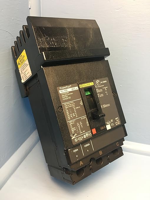 Square D ILine HJ 150 HJA36100 100A PowerPact Circuit Breaker HJ150