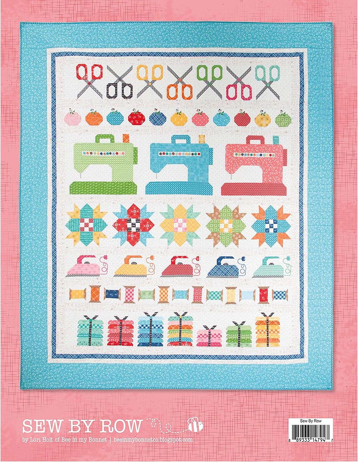 Sew by Row Quilt Pattern by Lori Holt of Bee in my Bonnet