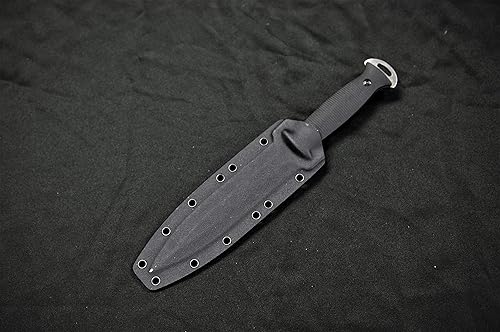 Miniatura 2 de S-TEC Cuchillo táctico de caza de hoja fija G10 con mango compuesto con funda Kydex