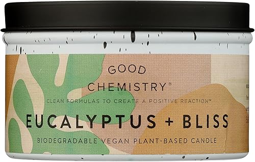 Good Chemistry, Candle Tin Eucalyptus Bliss, 5.6 Ounce