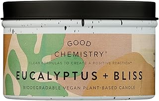 Good Chemistry Eucalyptus + Bliss Tin Candle, 5.6 Oz