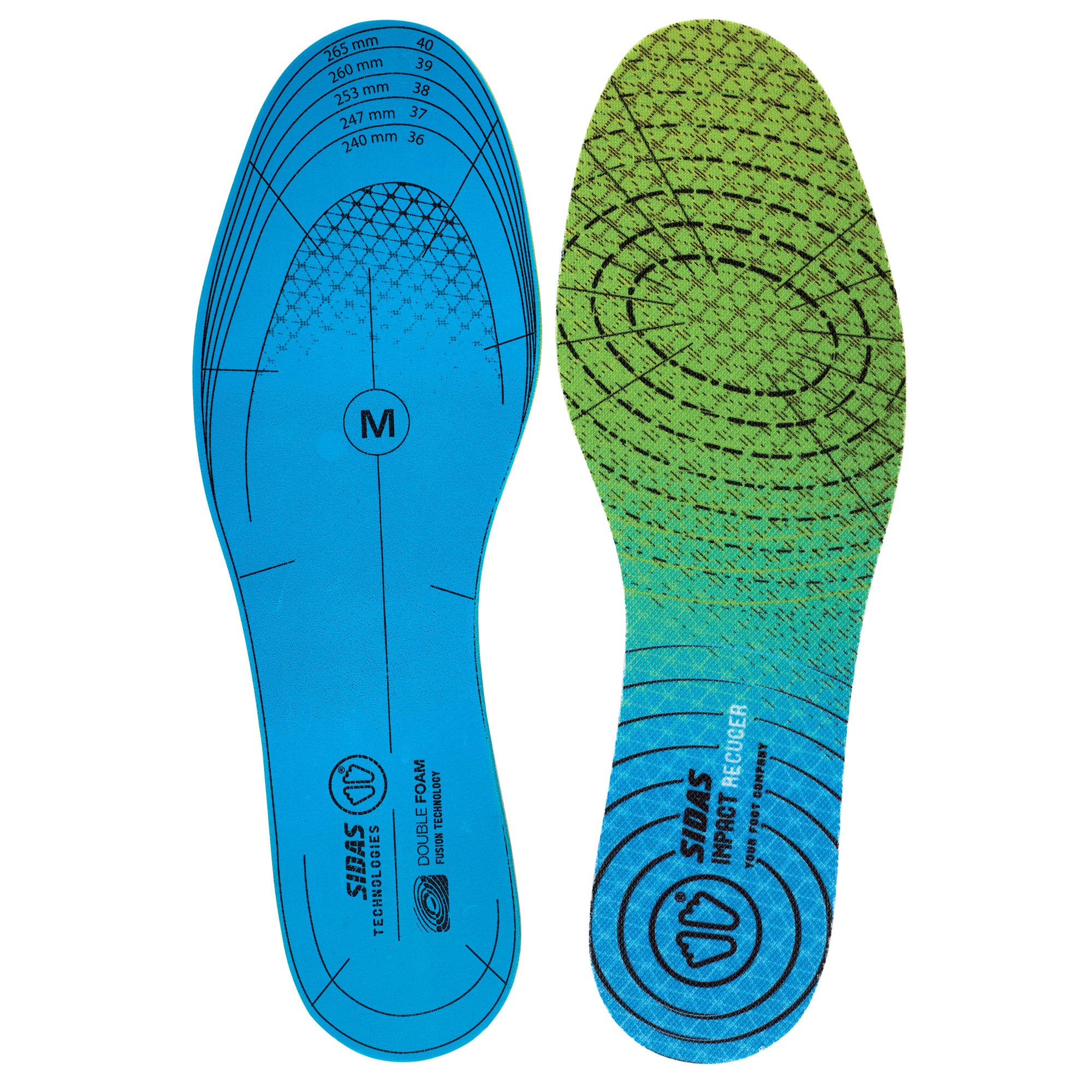 Sidas Impact Reducer Dualfoam Shoe Insoles X Small
