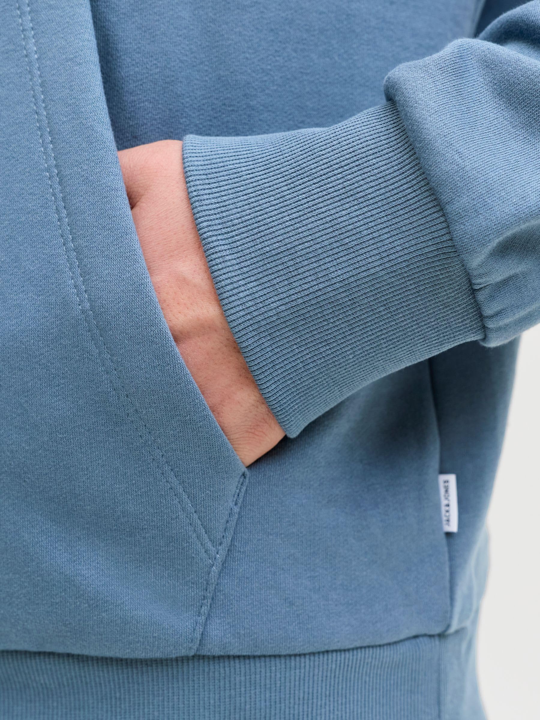 JACK & JONES Męska bluza z kapturem Jjecorp Logo Noos, Blue Mirage, XXL, Niebieski mirage, XXL