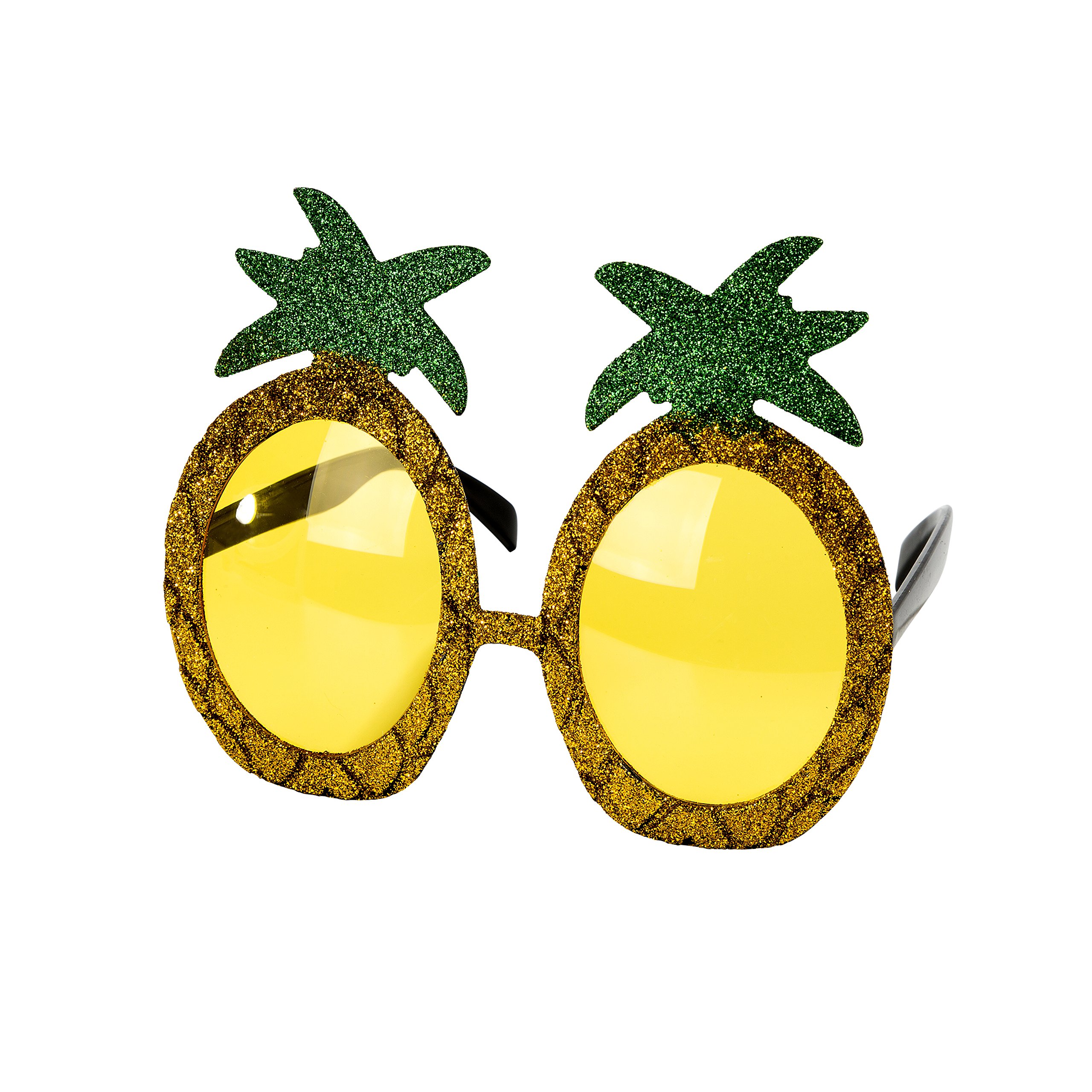 Talking TablesFIESTA TROPICAL PINEAPPLE GLITTER SUNGLASSES, Paper, 2.5 x 12 19 cm